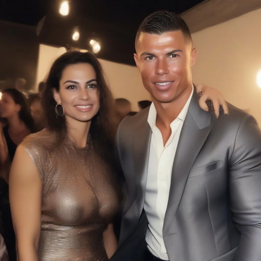 Natacha Rodrigues và Ronaldo cùng nhau dự tiệc, thể hiện sự hòa hợp về phong cách