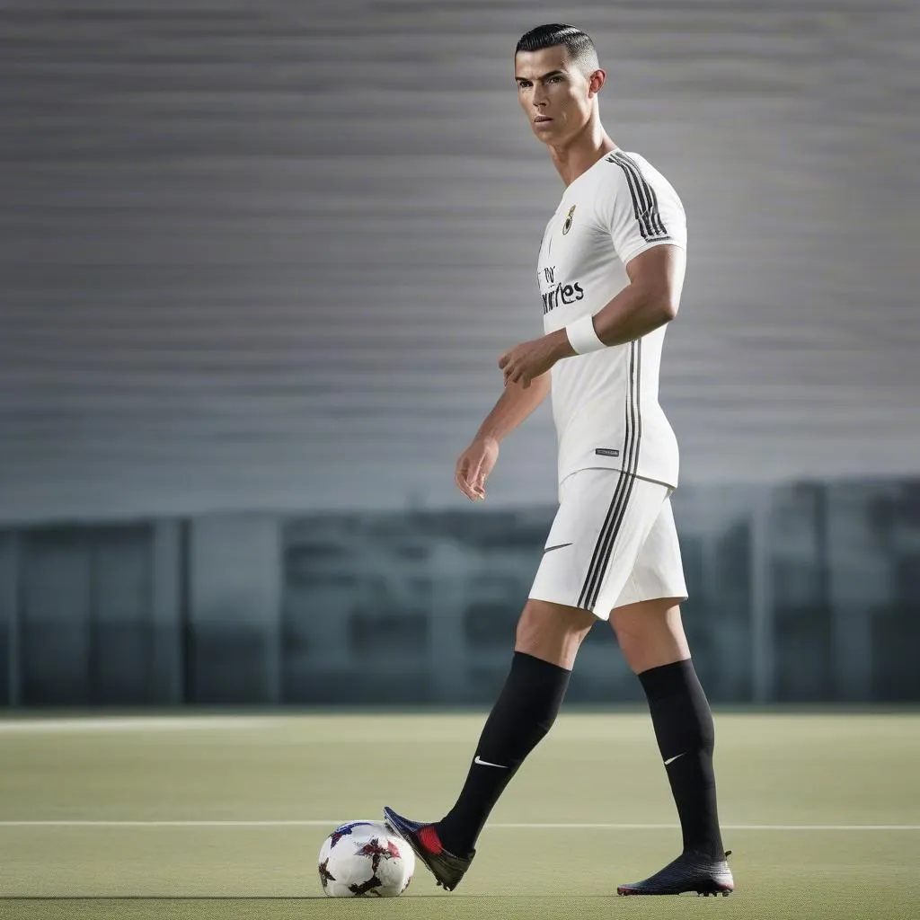 Hình ảnh Cristiano Ronaldo quảng cáo cho Nike