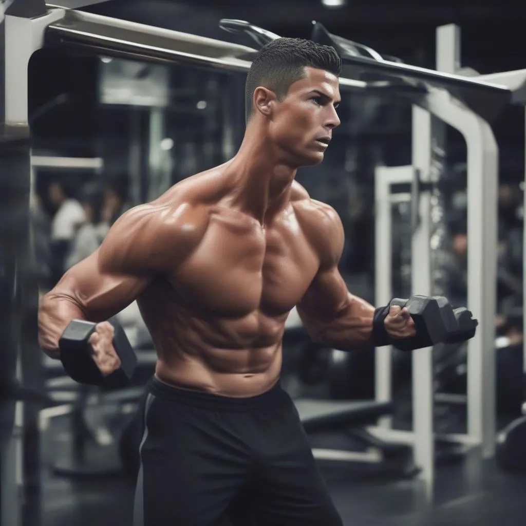 Cristiano Ronaldo tập luyện với cường độ cao để duy trì "six pack" hoàn hảo