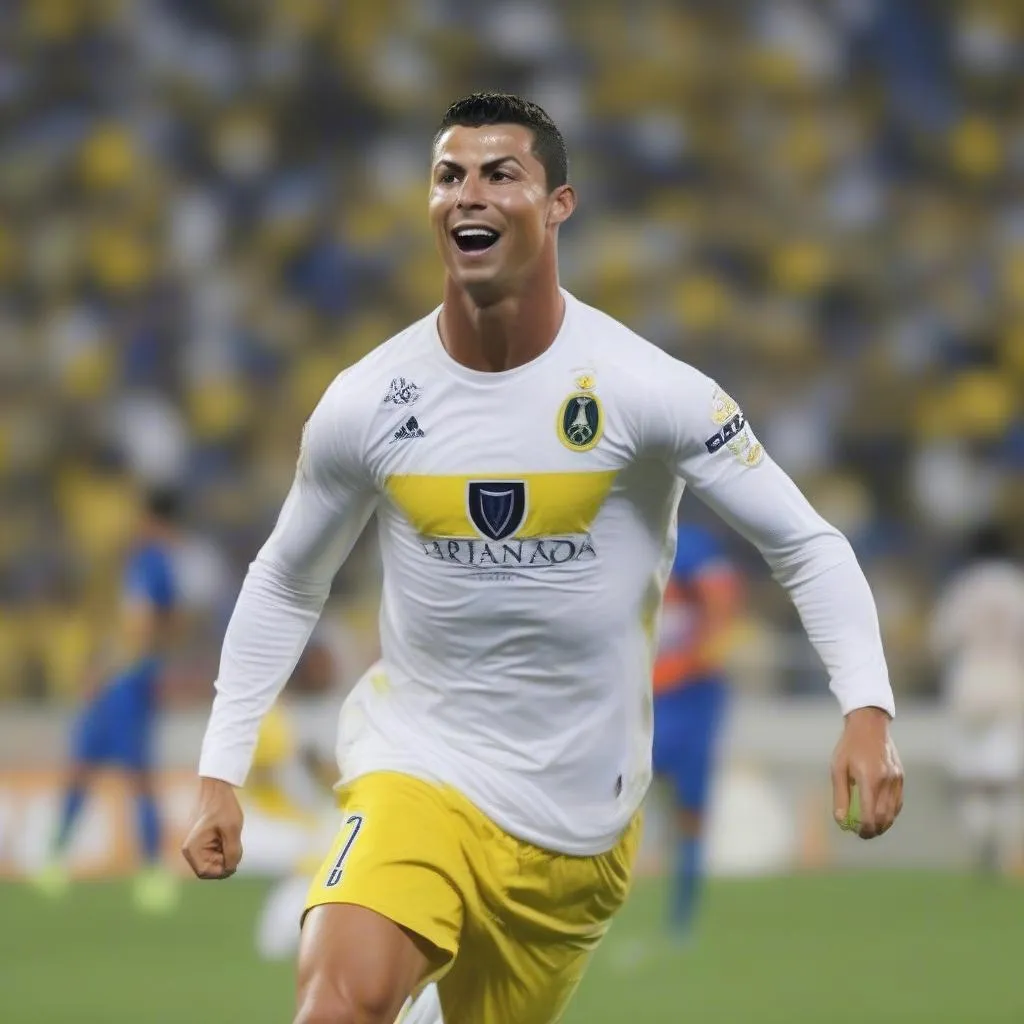 Ronaldo ghi bàn cho Al Nassr trong trận đấu gần đây