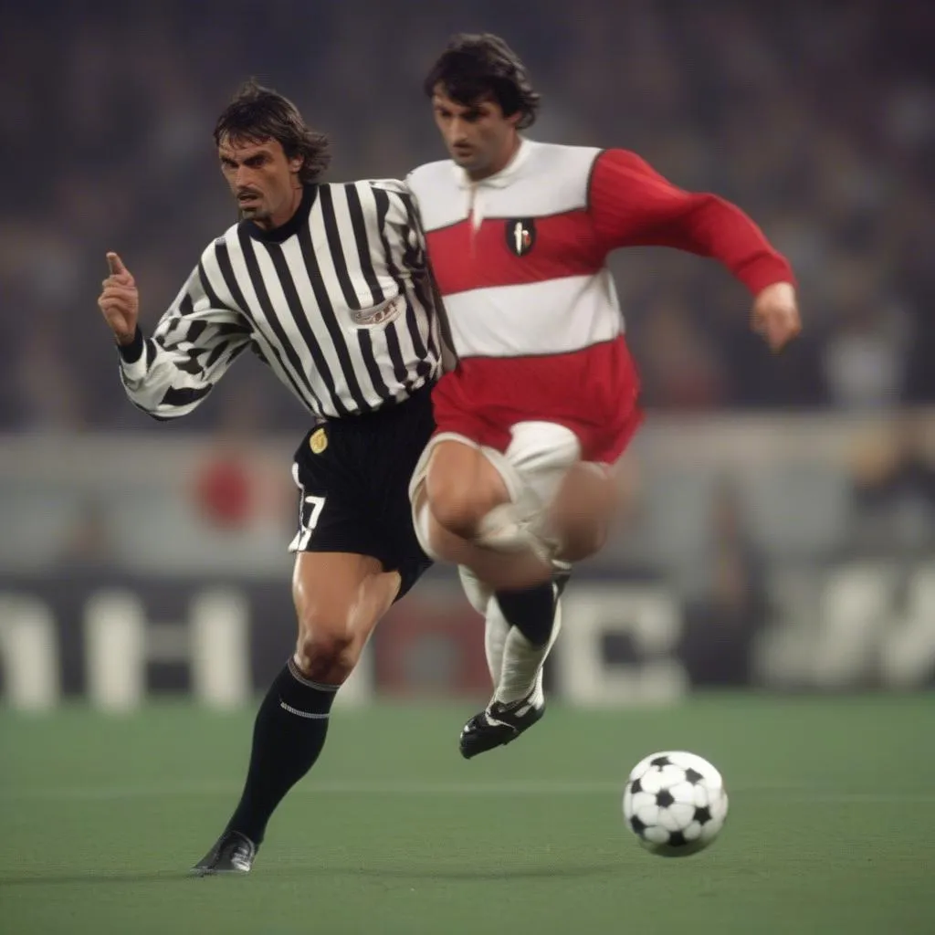 Paolo Maldini - Một trong những hậu vệ xuất sắc nhất mọi thời đại, nổi tiếng với sự chắc chắn, kỹ thuật điêu luyện và khả năng đọc trận đấu tuyệt vời.