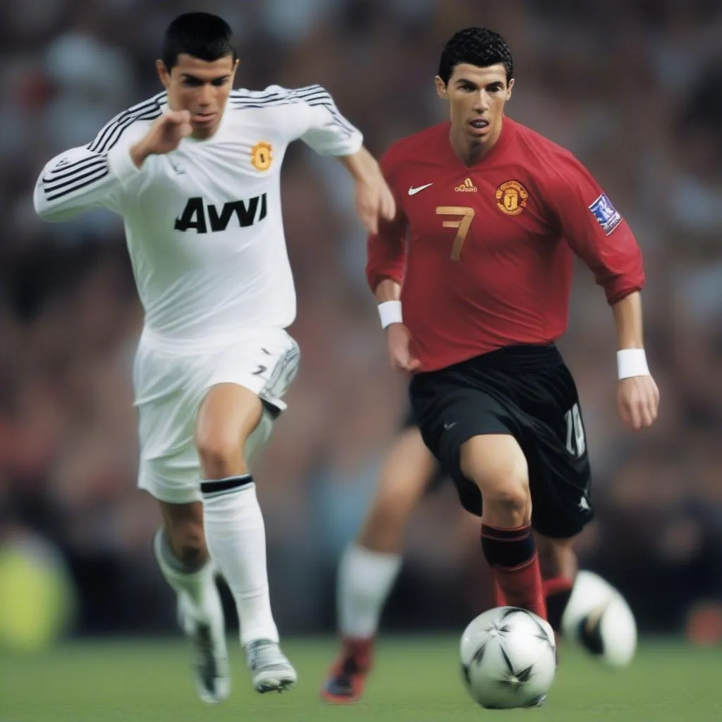 Paul Scholes và Cristiano Ronaldo