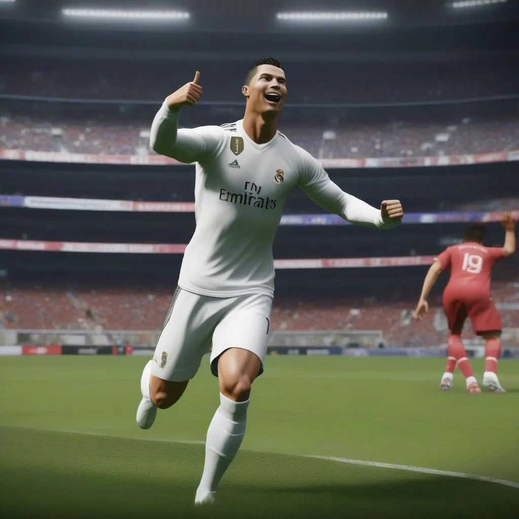 PES 2019 Cristiano Ronaldo Celebration