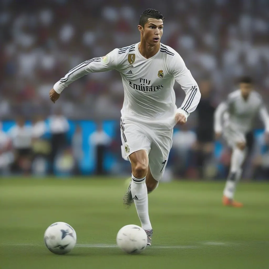 Pha đi bóng siêu nhân của Ronaldo - Bóng đá thế giới