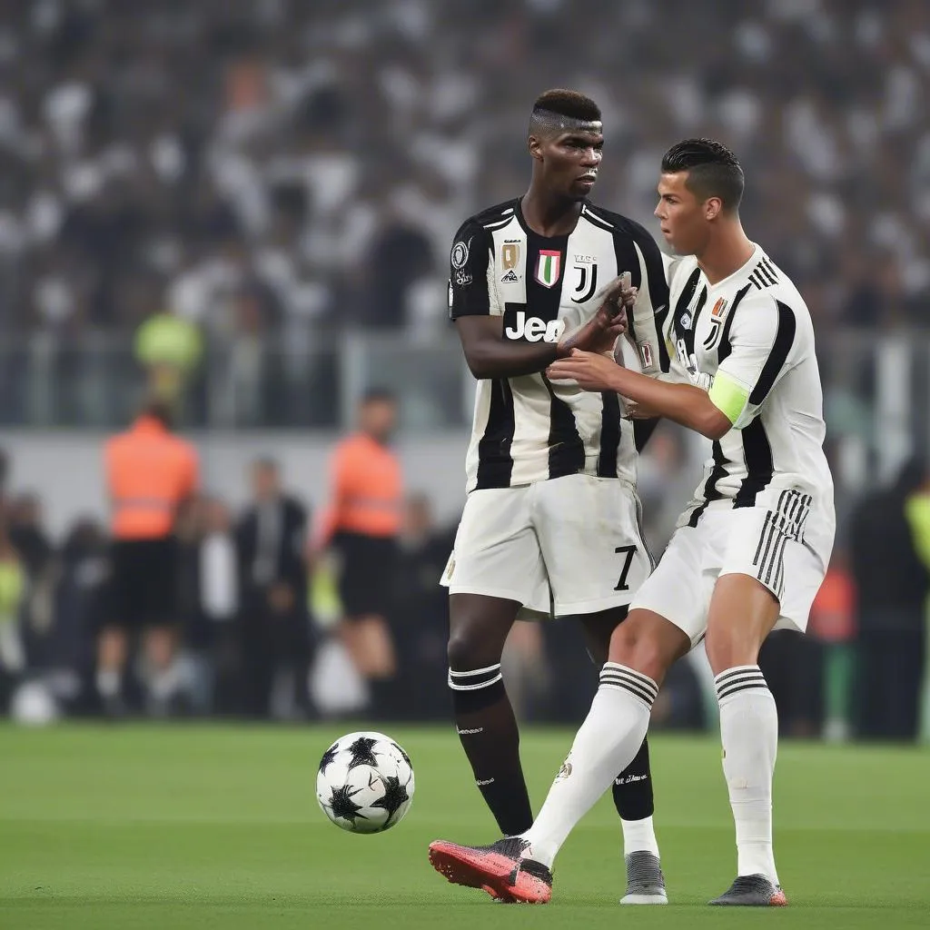 Pogba và Ronaldo đối đầu trong trận Juventus vs Real Madrid - Champions League 2017-2018