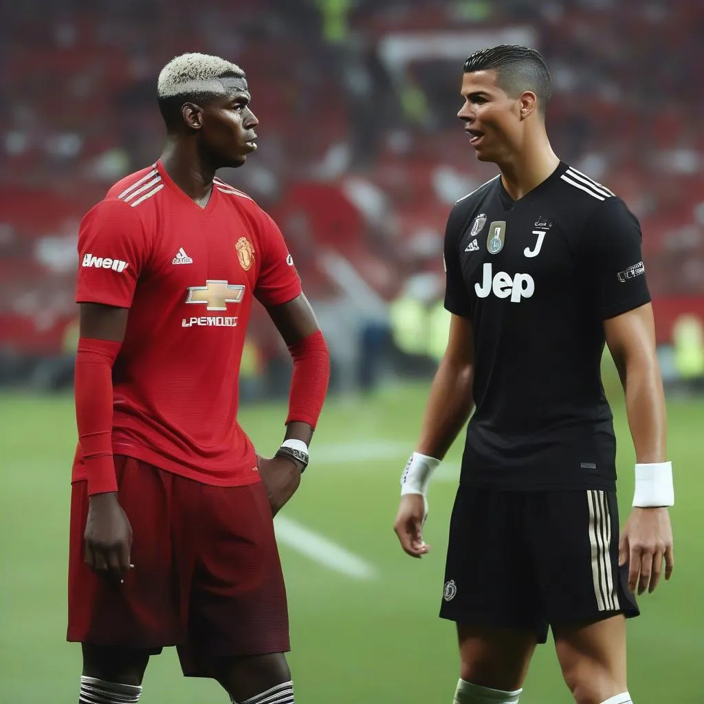 Pogba và Ronaldo đối đầu trong trận Manchester United vs Juventus - Champions League 2018-2019