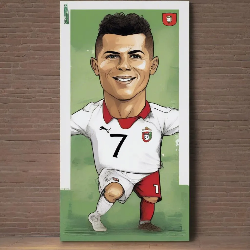 Poster Ronaldo - Nét đẹp của bóng đá Bồ Đào Nha