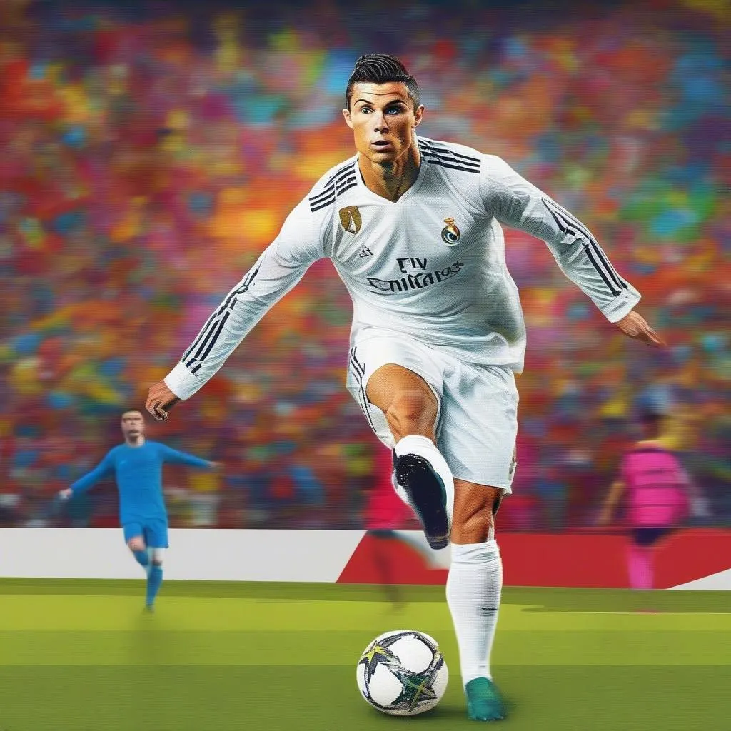 Poster Ronaldo - Siêu sao Bóng Đá