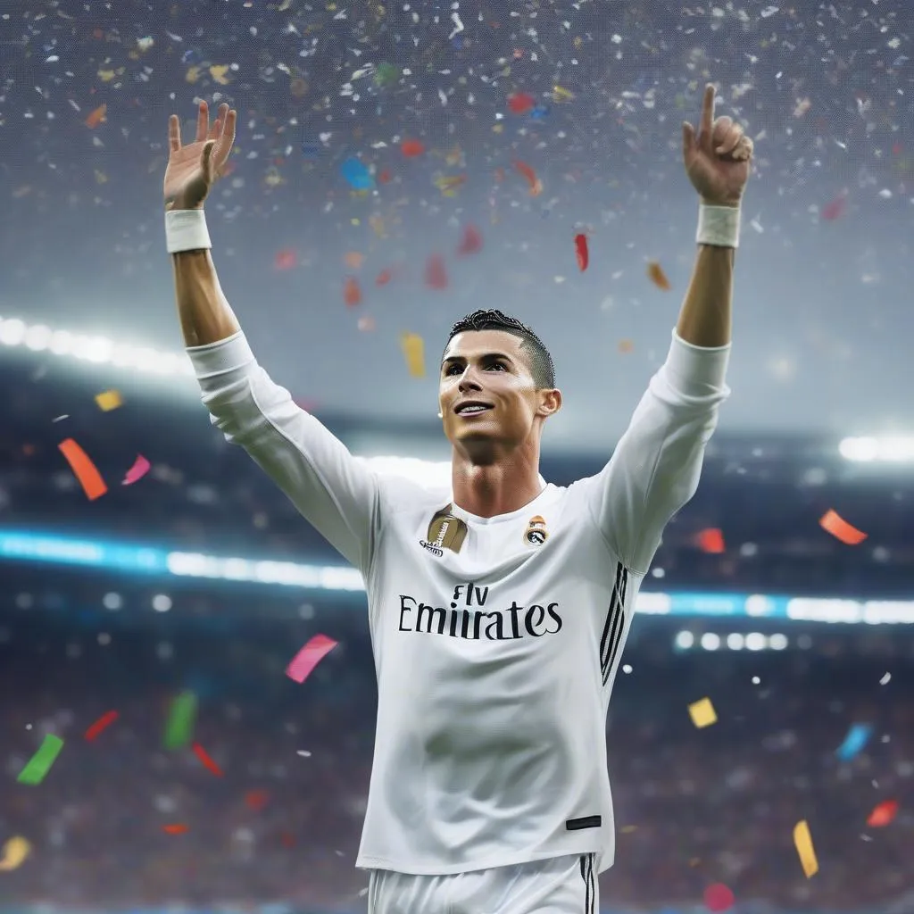 Poster Ronaldo ấn tượng