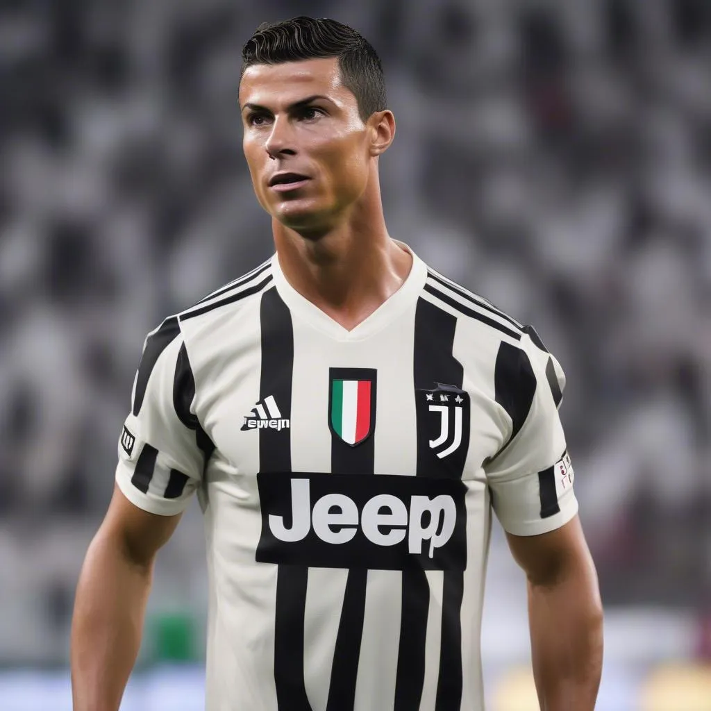 Cristiano Ronaldo trong màu áo Juventus tại mùa giải 2019-2020