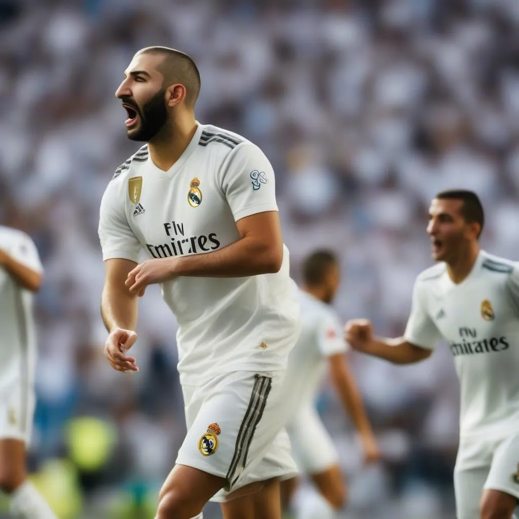 Benzema ghi bàn cho Real Madrid