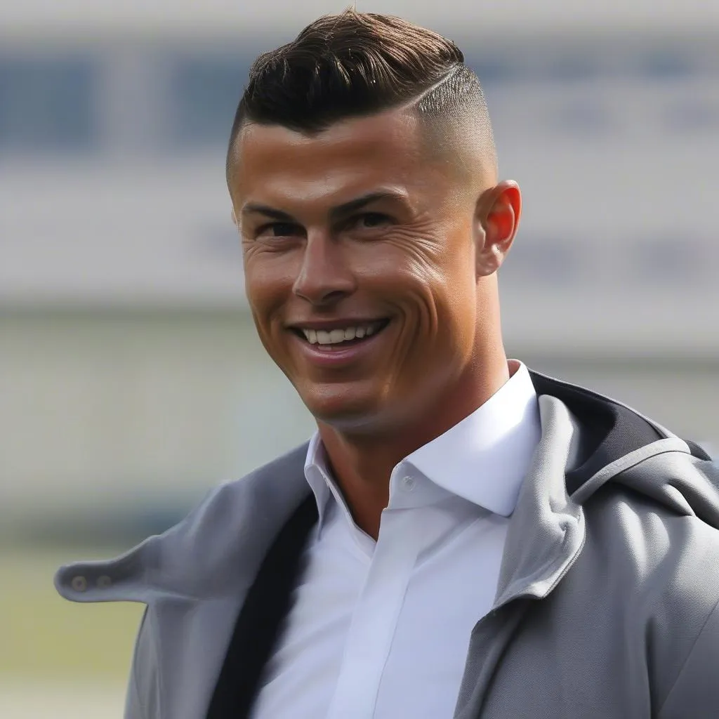 Ronaldo rời Real Madrid để đến Juventus năm 2018