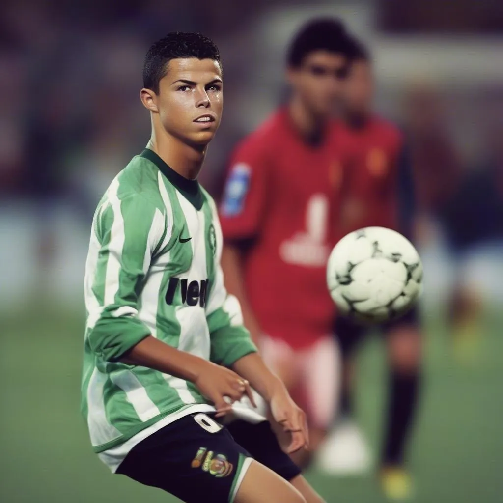 Ronaldo 17 tuổi tài năng nổi bật