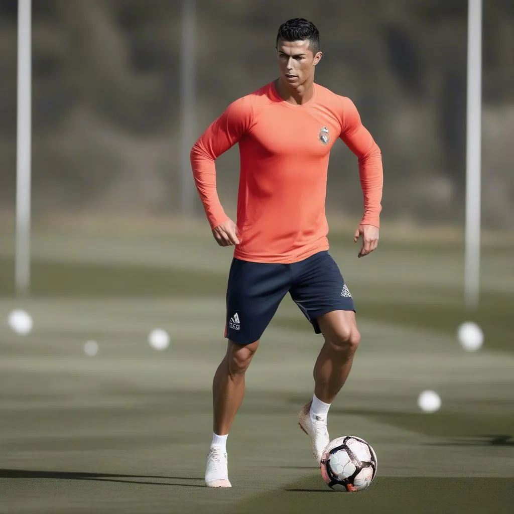 Ronaldo tập luyện chăm chỉ cho mùa giải 2017-18