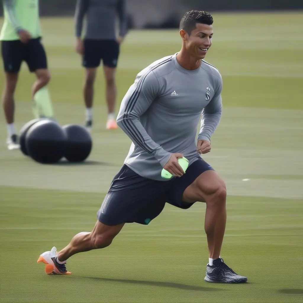 Ronaldo 2017 tập luyện thể lực