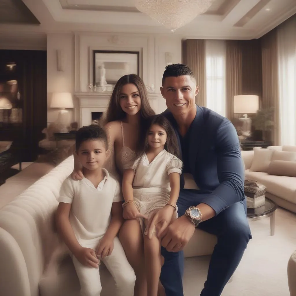 Ronaldo 2018: Gia đình hào hoa