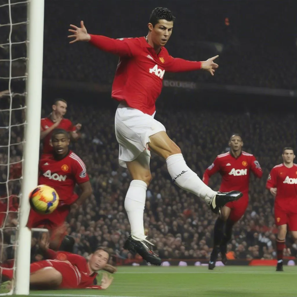 Ronaldo 7 ghi bàn cho Manchester United