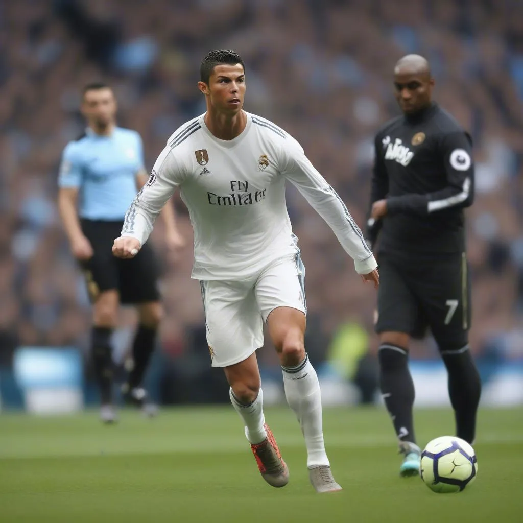 Ronaldo đối đầu với Manchester City