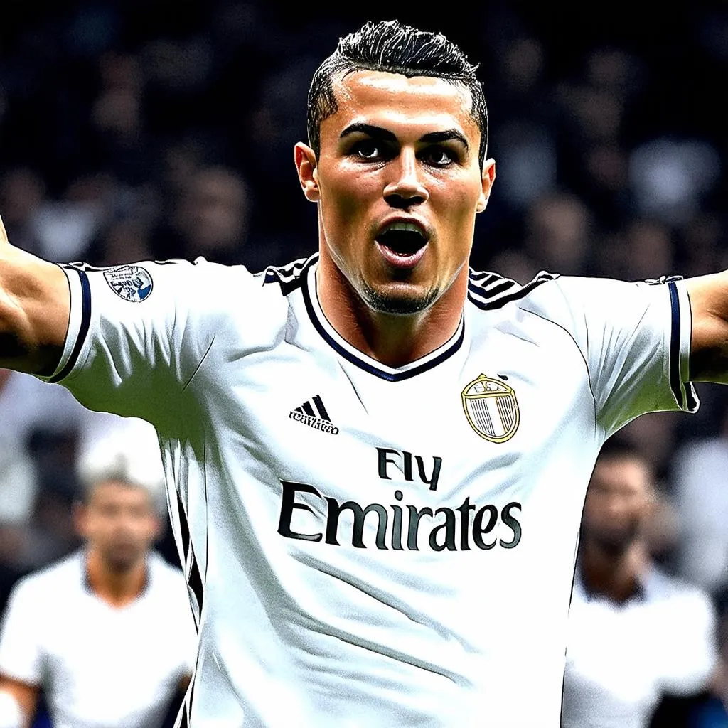 Hình nền Ronaldo đơn giản