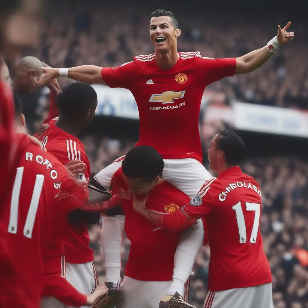 Ronaldo Adidas áo đấu Manchester United