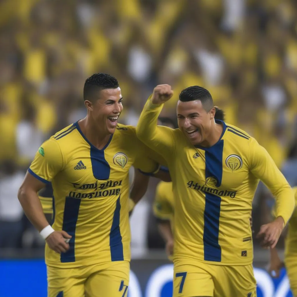 Ronaldo thi đấu cho Al Nassr