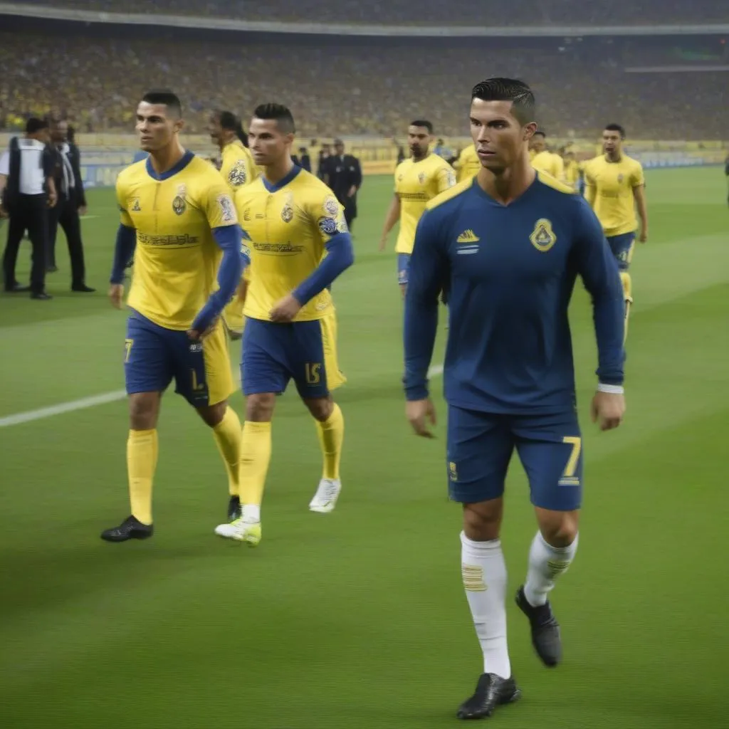 ronaldo al nassr san van dong