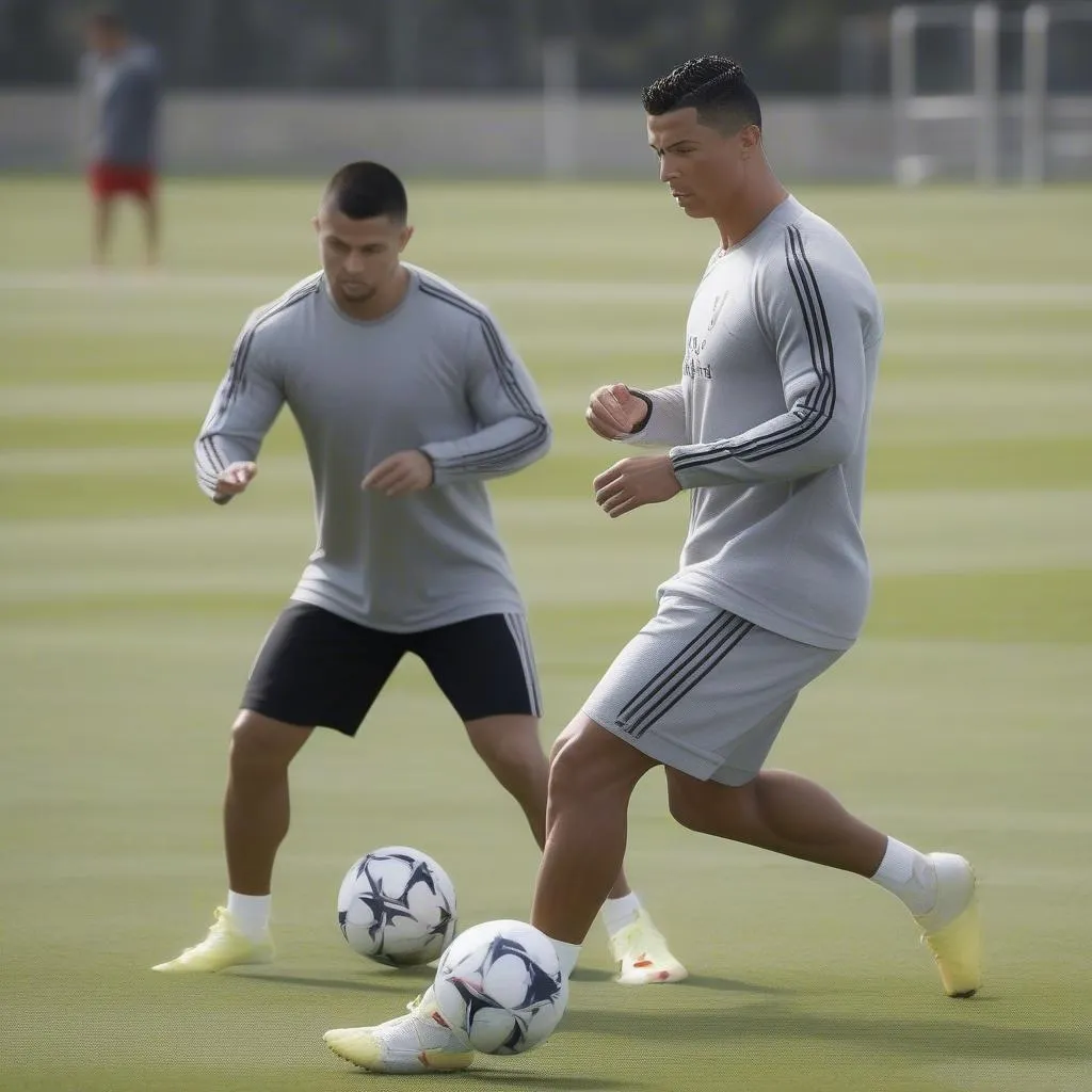 Ronaldo Luyện Tập Kiên Cường Để Đạt Đến Sự Hoàn Hảo