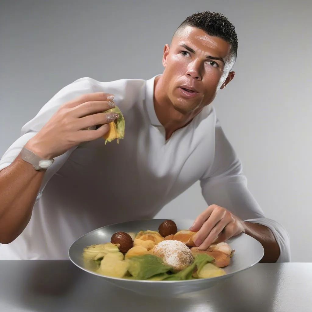 Ronaldo chế độ ăn uống nghiêm ngặt