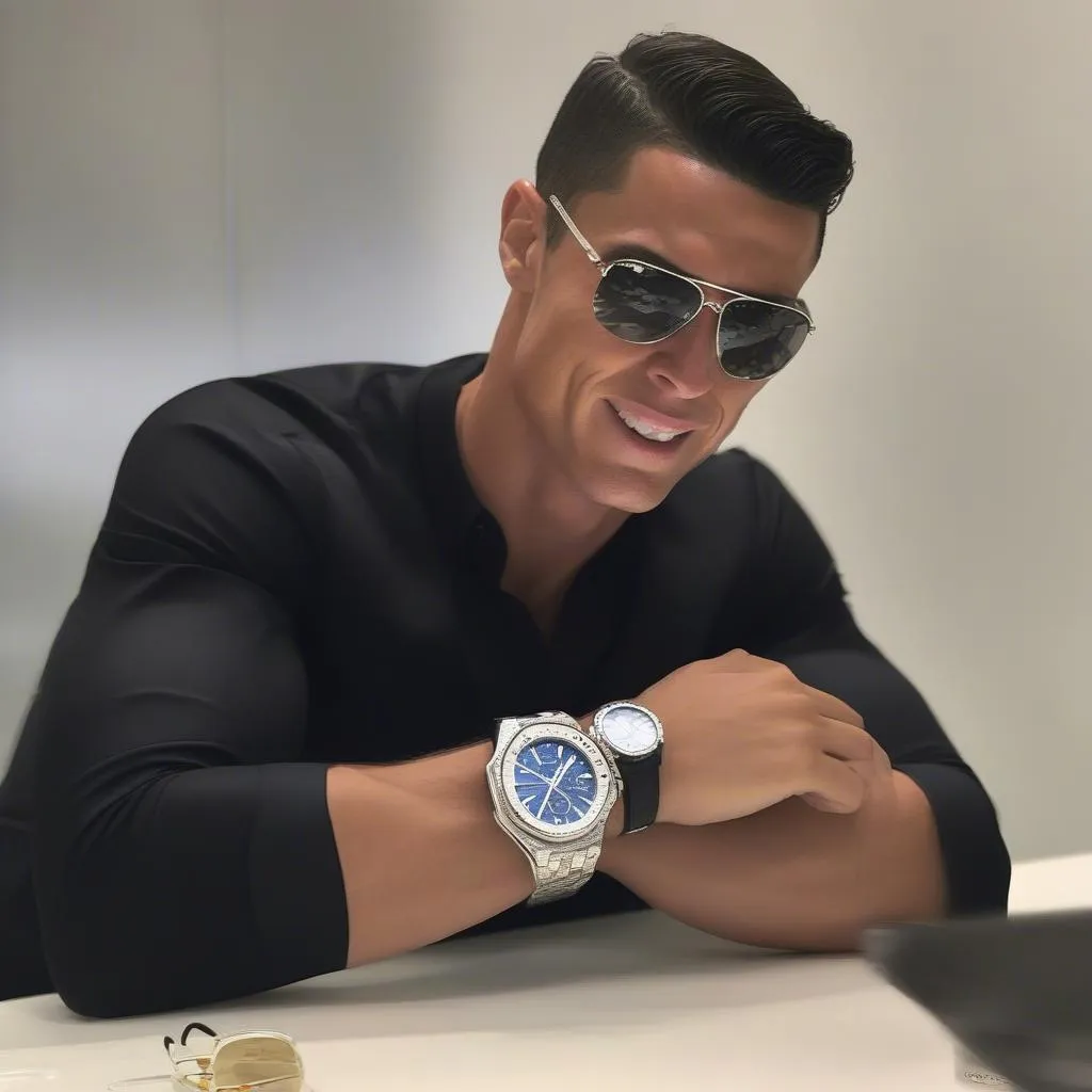 Ronaldo đeo Audemars Piguet