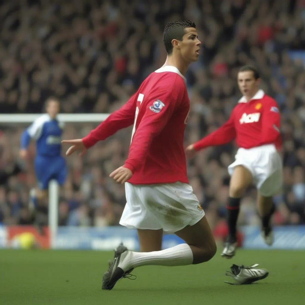 Ronaldo ghi bàn đầu tiên cho Manchester United