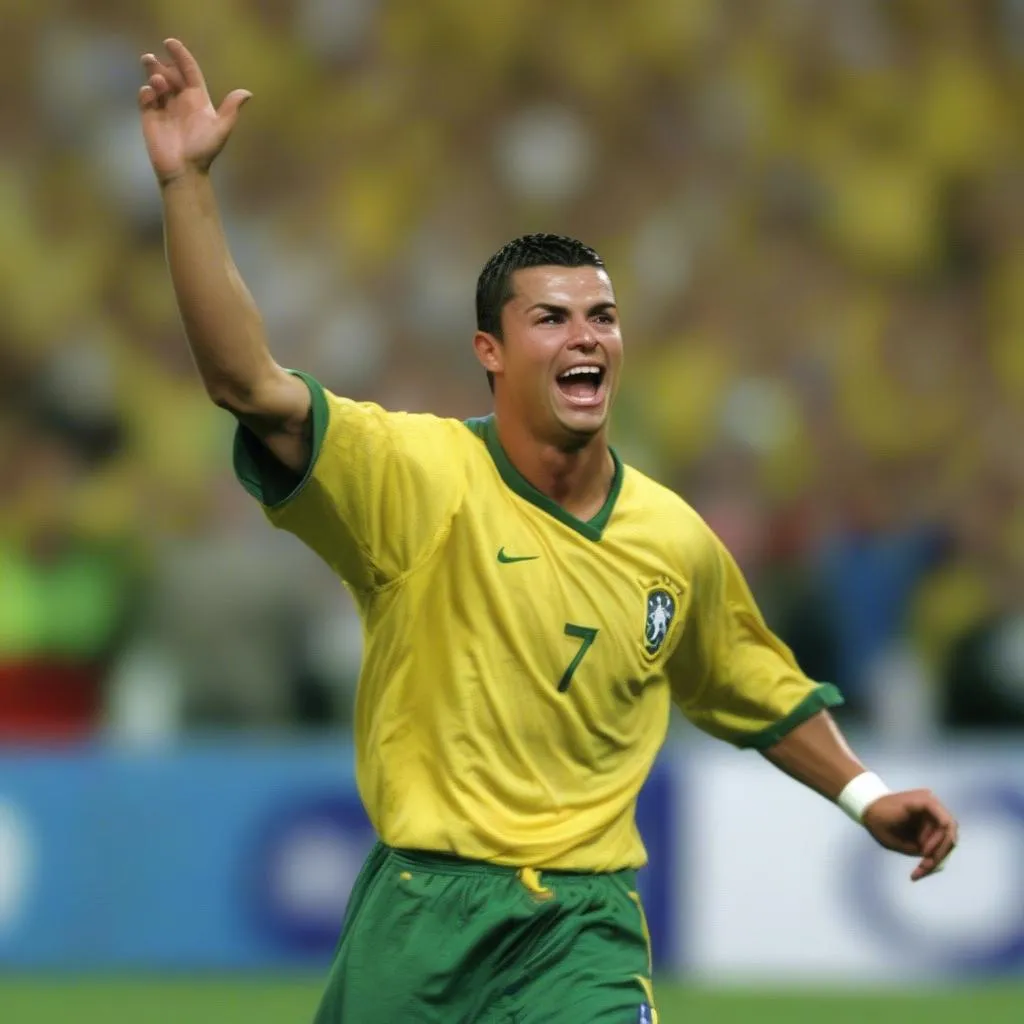 Ronaldo Barbosa Braconi trong trận chung kết World Cup 2002