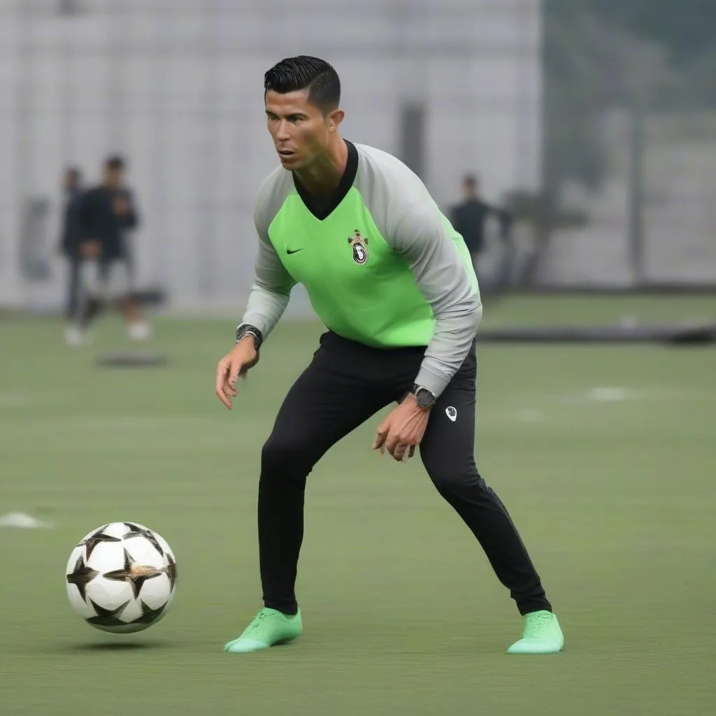 Huấn luyện viên Lê Huỳnh Đức chia sẻ về bí quyết bật cao đánh đầu của Cristiano Ronaldo