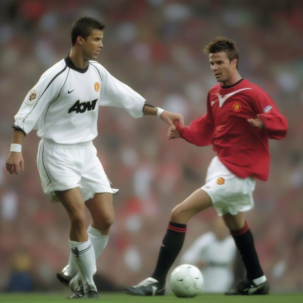 Ronaldo và Beckham: Cặp đôi vàng của bóng đá thế giới, cùng dưới màu áo Manchester United