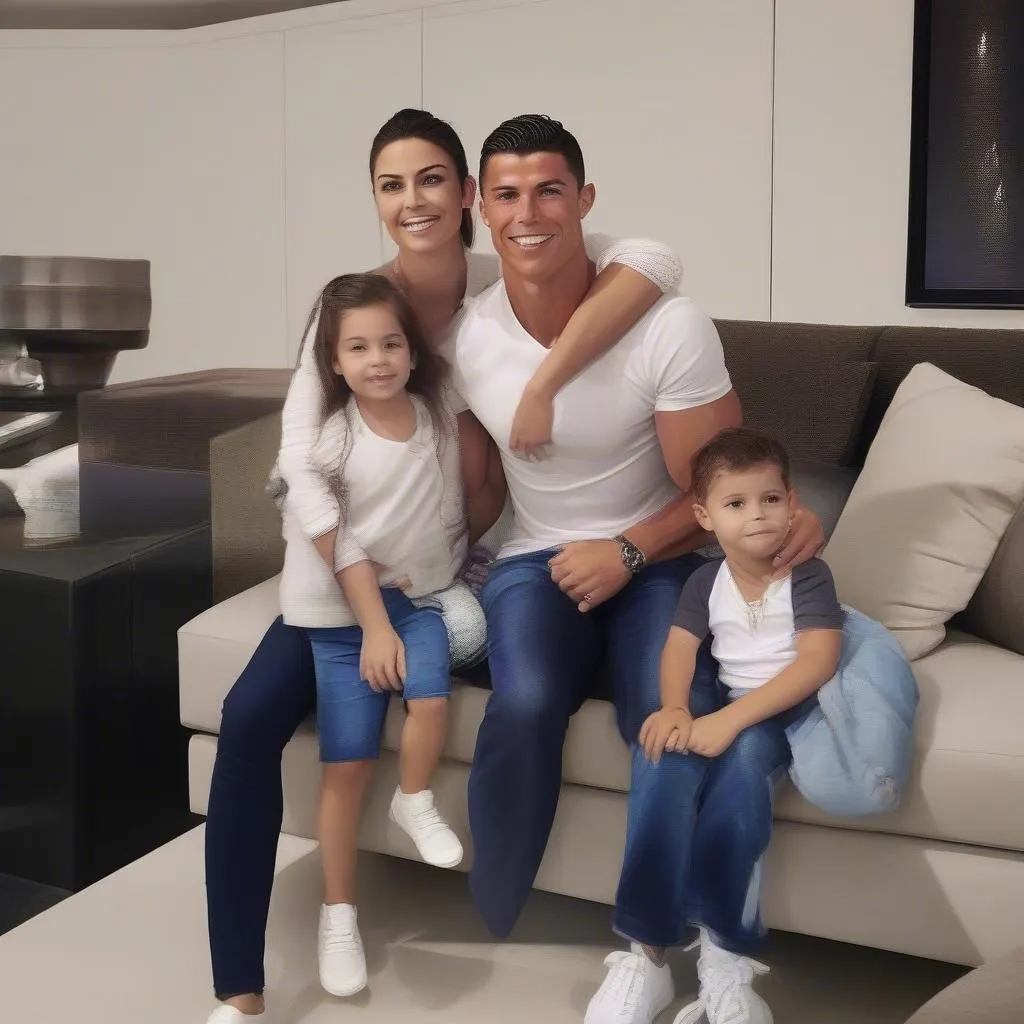 Ronaldo bên gia đình hạnh phúc, những hình ảnh đẹp nhất của siêu sao người Bồ Đào Nha