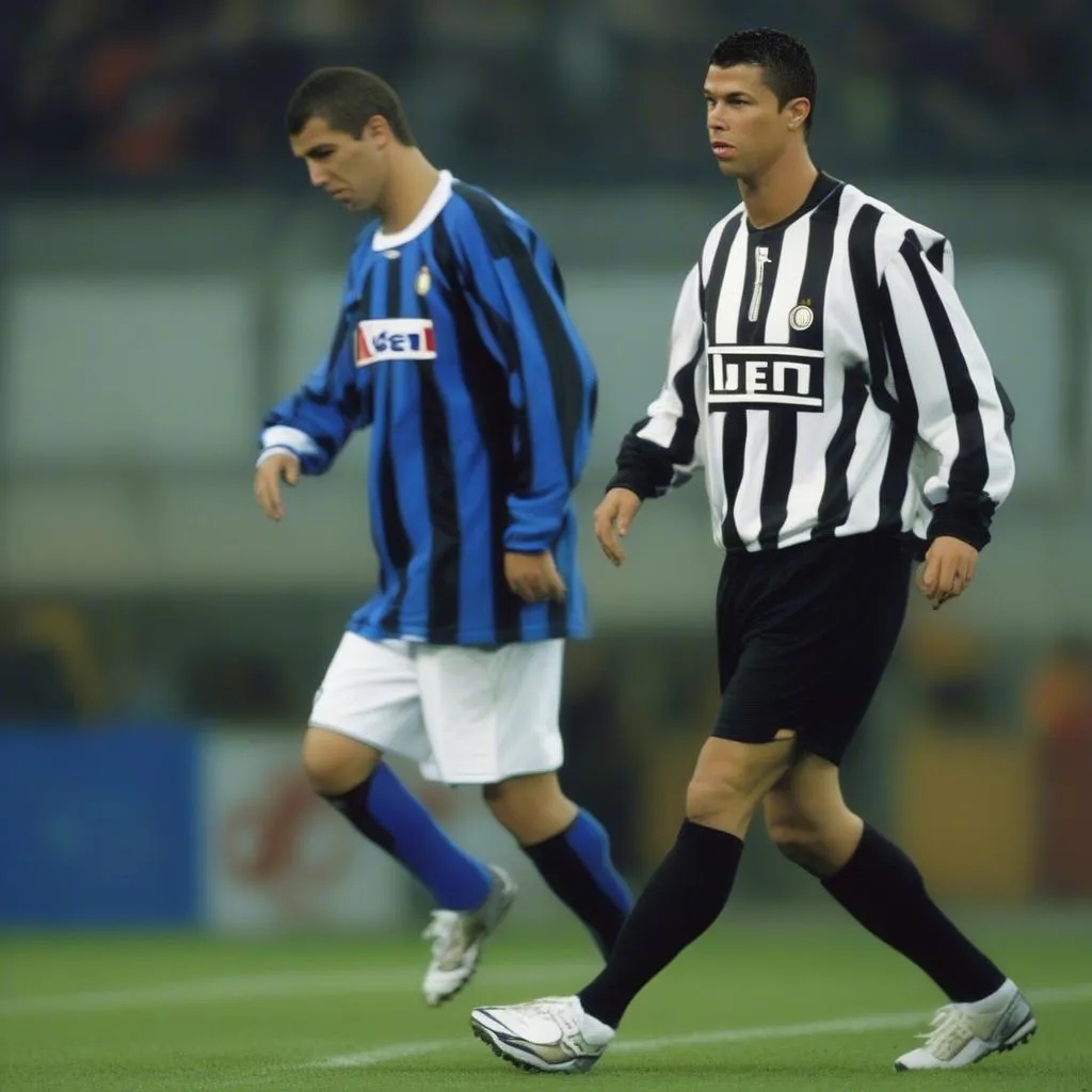 Ronaldo &quot;béo&quot; chấn thương gân khe năm 2003 khi thi đấu cho Inter Milan