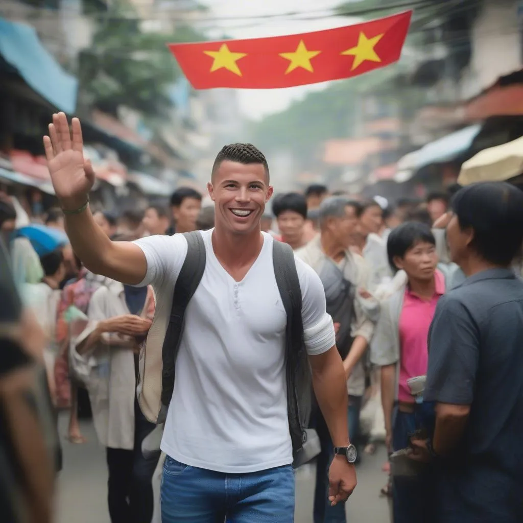 Ronaldo “béo” du lịch ở Việt Nam