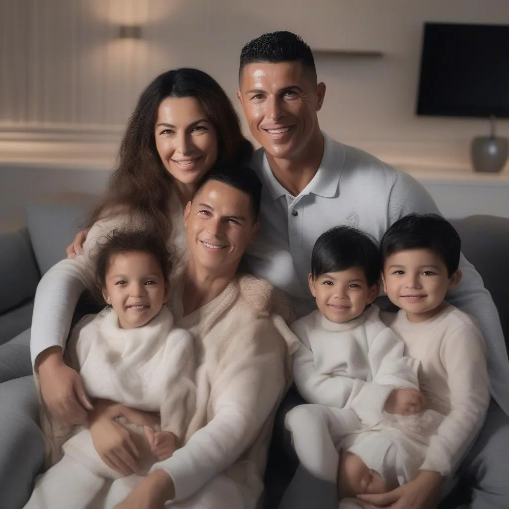 Ronaldo &quot;béo&quot; - Gia đình hạnh phúc