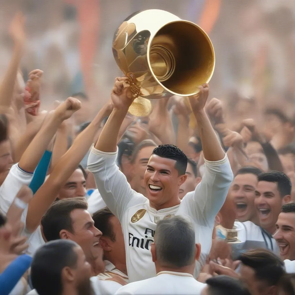 Ronaldo "béo" giành cúp C - lịch sử bóng đá