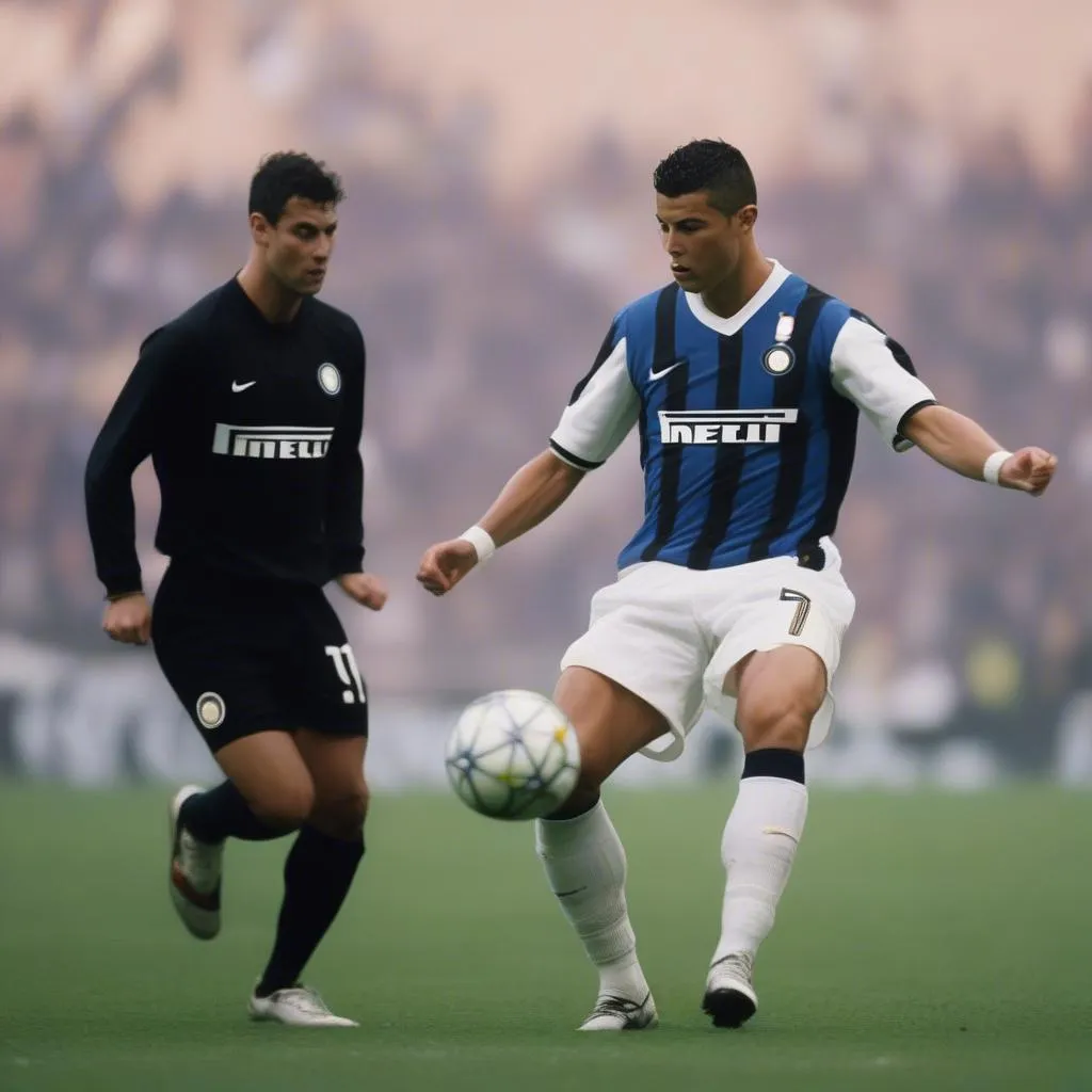 Ronaldo béo Inter Milan