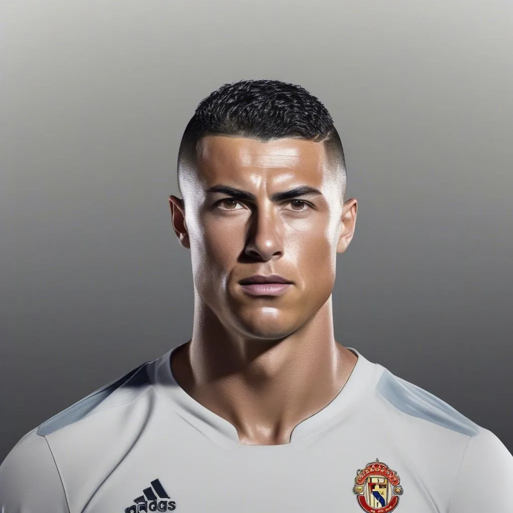 Ronaldo béo kiểu tóc móng ngựa