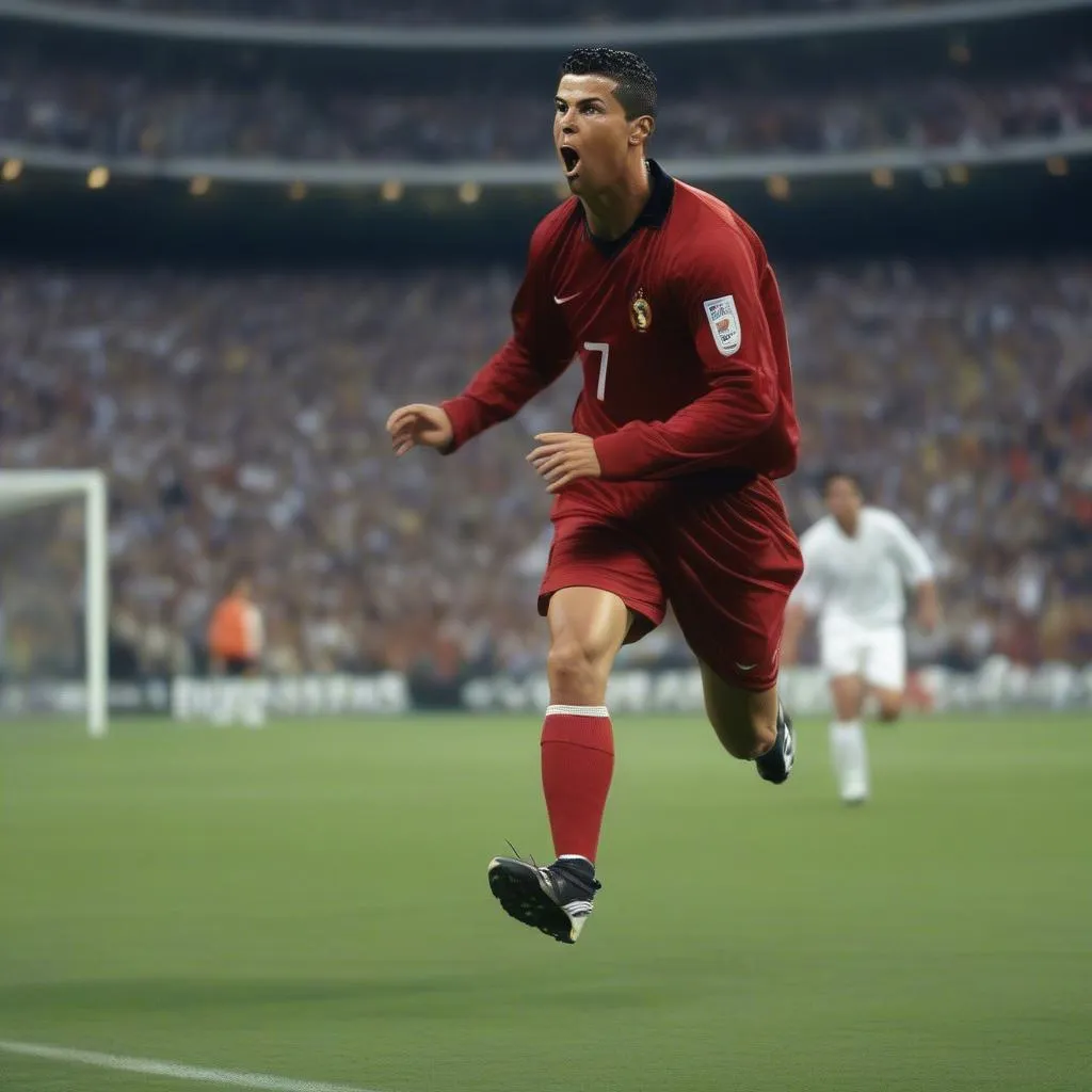 Ronaldo Béo "Người Ngoài Hành Tinh" trong trận đấu