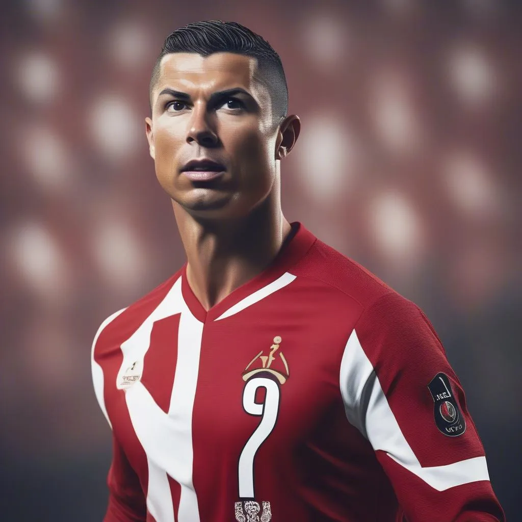 Ronaldo béo số áo 9