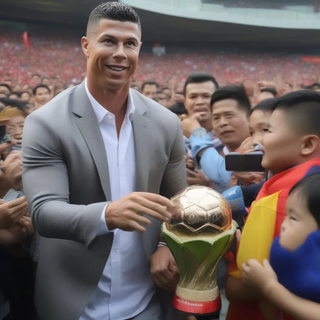 Ronaldo béo ở Việt Nam