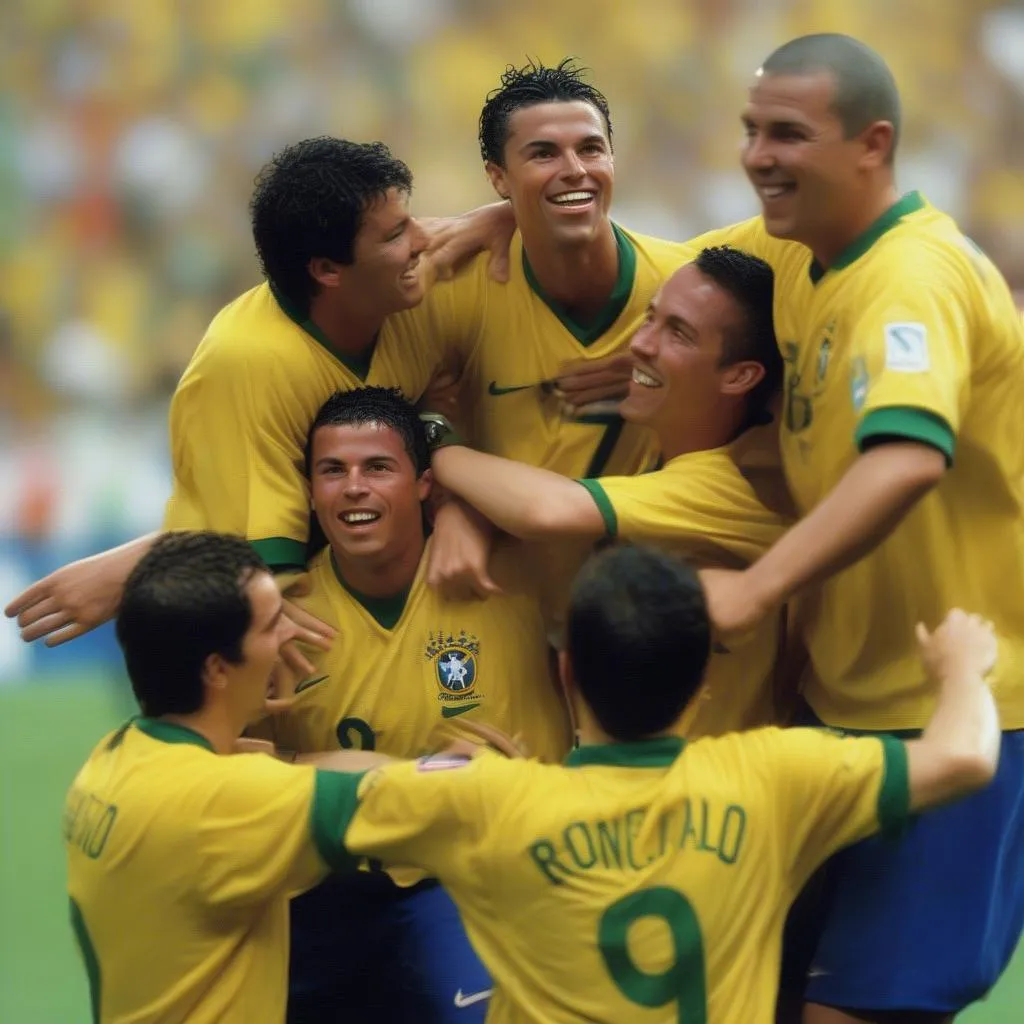 Ronaldo Béo trong trận chung kết World Cup 2002