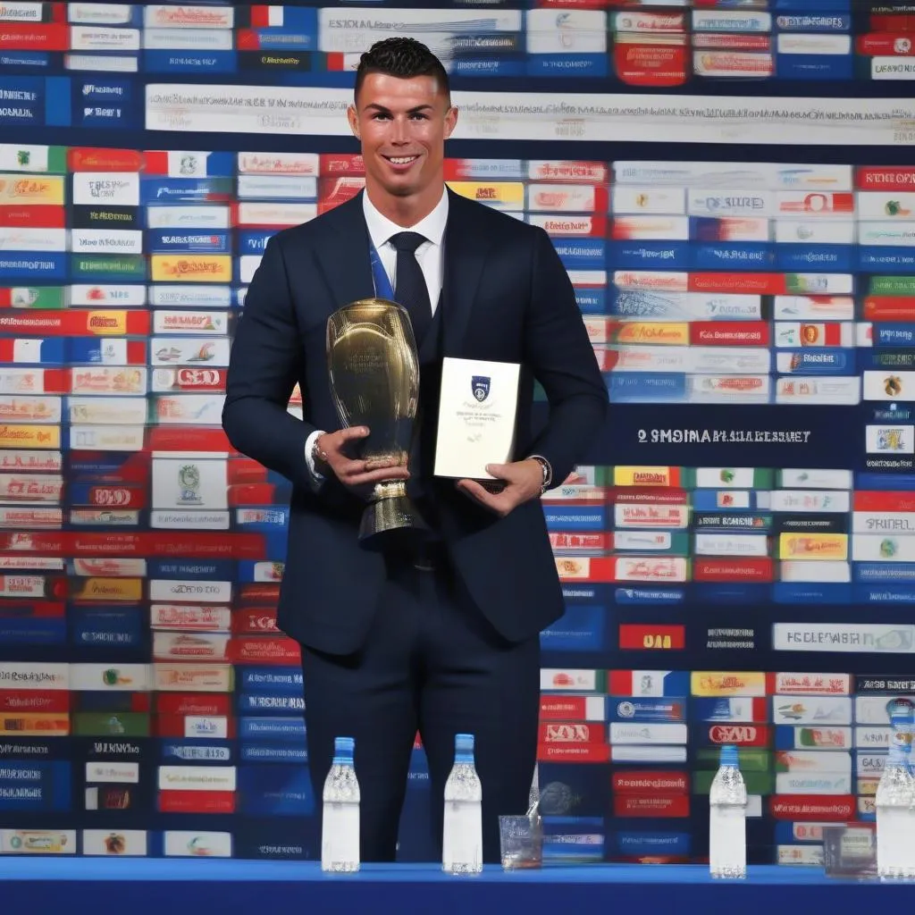 Ronaldo nhận danh hiệu cầu thủ xuất sắc nhất UEFA Nations League 2019