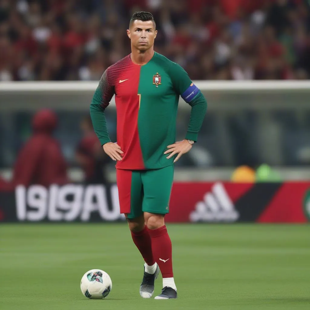 Ronaldo thi đấu cho đội tuyển Bồ Đào Nha tại UEFA Nations League 2019