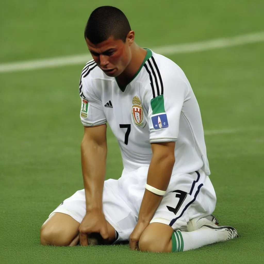 Ronaldo injured during the 2006 World Cup