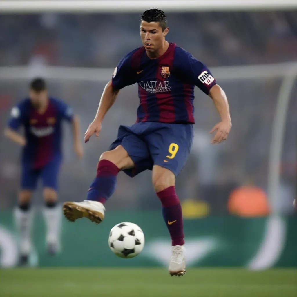 Ronaldo Brazil ghi bàn cho Barcelona