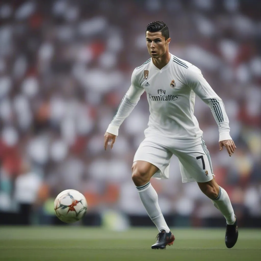 Cristiano Ronaldo bùng cháy trên sân cỏ