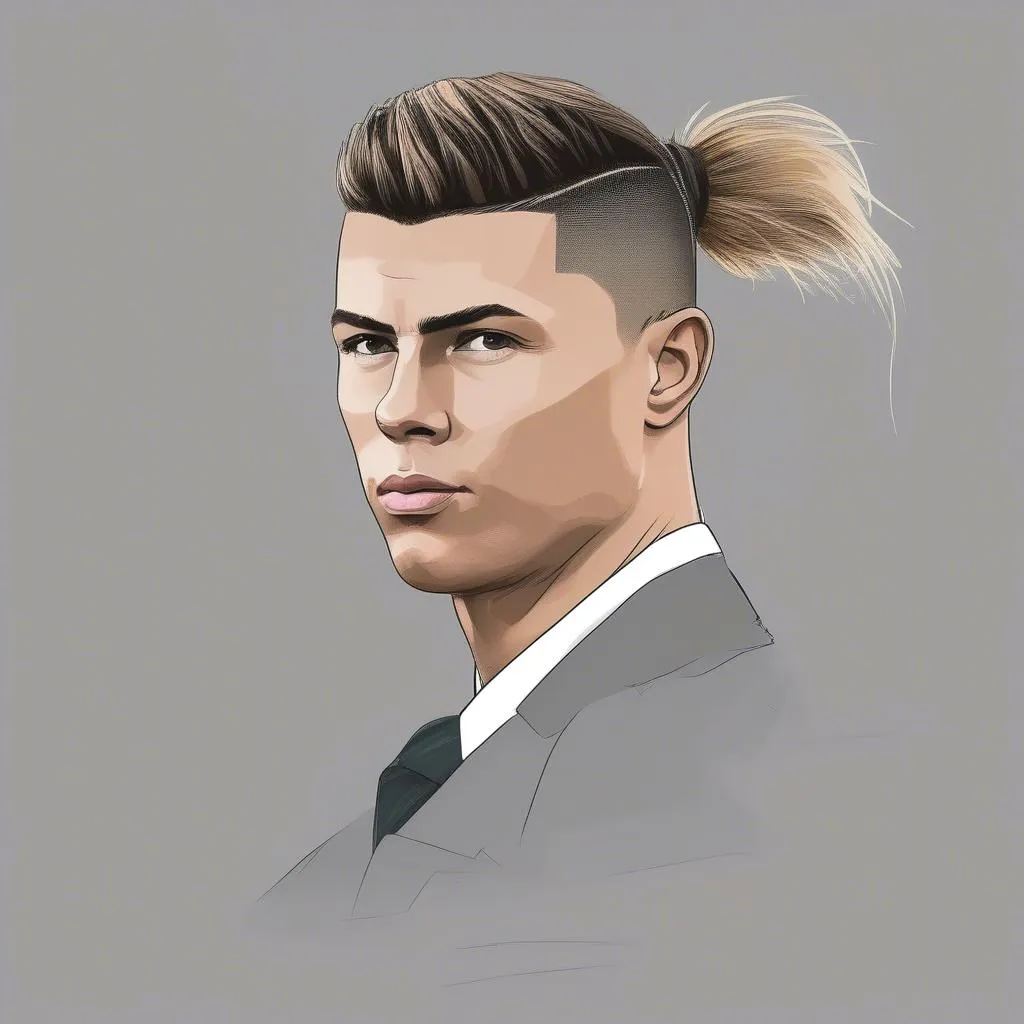 Ronaldo's hairstyle influencing fashion trends